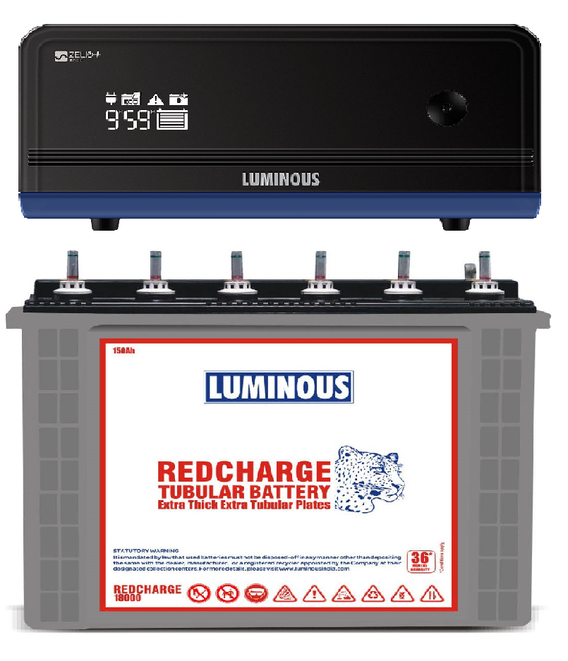 Luminous Combo (Luminous RC 18000 – 150Ah + ZELIO+ 1100 UPS)